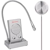 DESHUN Window intercom Speaker,Window intercom 2 Way, Window Counter intercom Microphone, intercom System for The Business/Bank/Office/Hospital/Station/Catering/Ticket Window