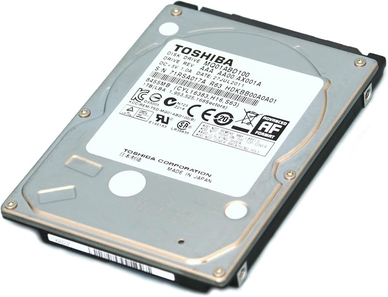 Toshiba 1TB SATA II 2.5" HDD 5400RPM 8MB Cache Internal Hard Drive