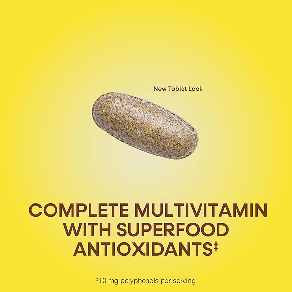 NATURE’S WAY ALIVE! WOMEN’S 50+ COMPLETE MULTIVITAMINS, SUPPORTS HEALTHY HEART, BRAIN, BONES*, SUPERFOOD ANTIOXIDANTS(1), B-VITAMINS, GLUTEN FREE, 50 TABLETS (PACKAGING MAY VARY)