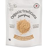 Organic Traditions Maca X-6 Black and Red Powder, Canadian Owned, Maca Root Powder Energizing Superfood for Men and for Women