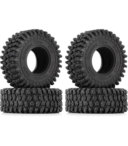 thumbnail image 2 of INJORA 1.0" All Terrain Crawler Tires - S3 Compound For TRX4M SCX24 FCX24 RC Cars 2 of 13