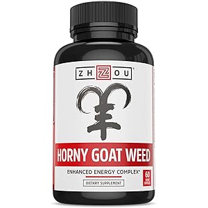 Premium Horny Goat Weed Extract with Maca & Tribulus, Enhanced Energy Complex for Men & Women, 1000mg Epimedium with Icariins, Veggie Capsules