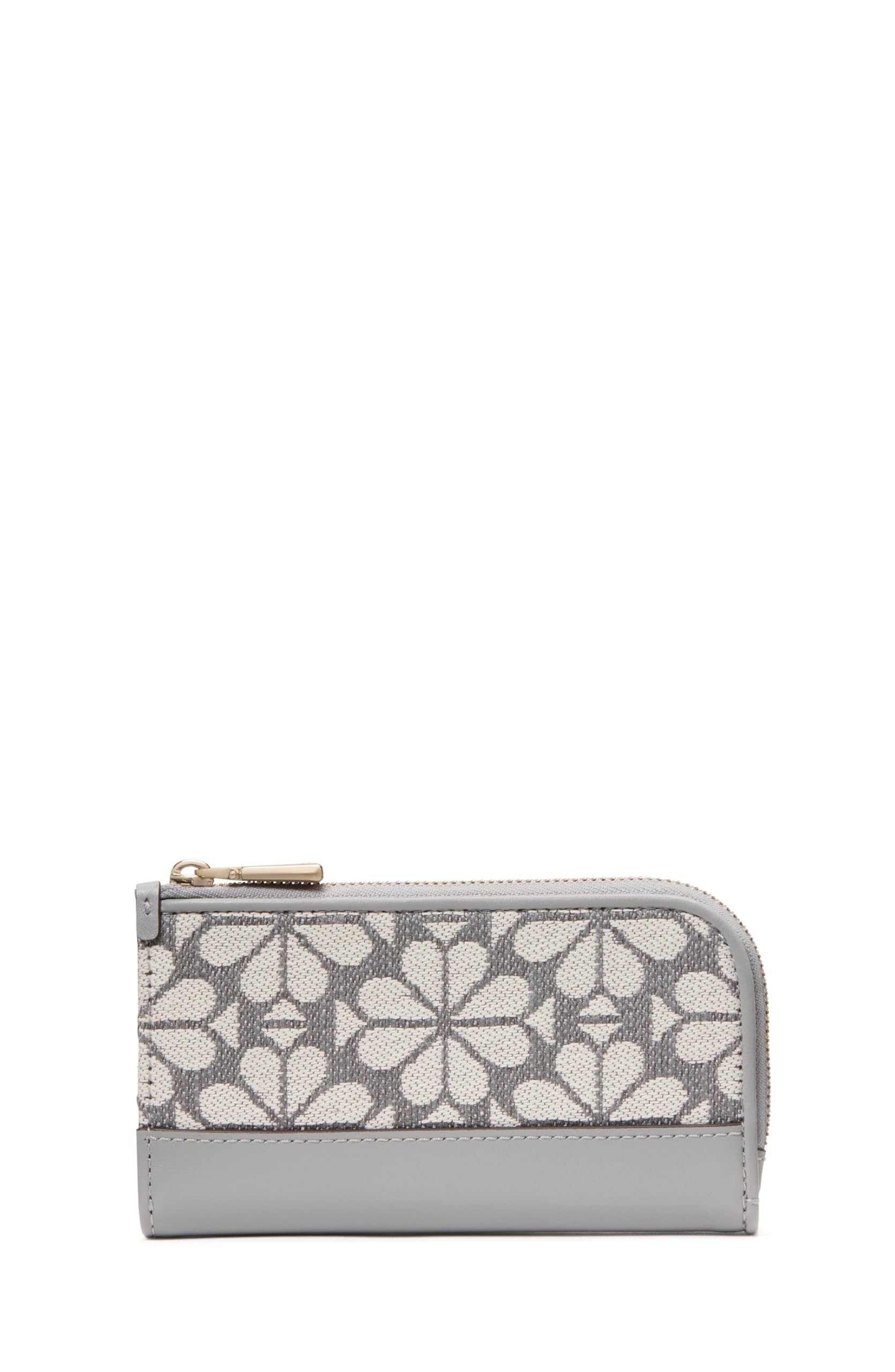 kate spade new york Devin Spade Flower Jacquard Small Slim Bifold Wallet