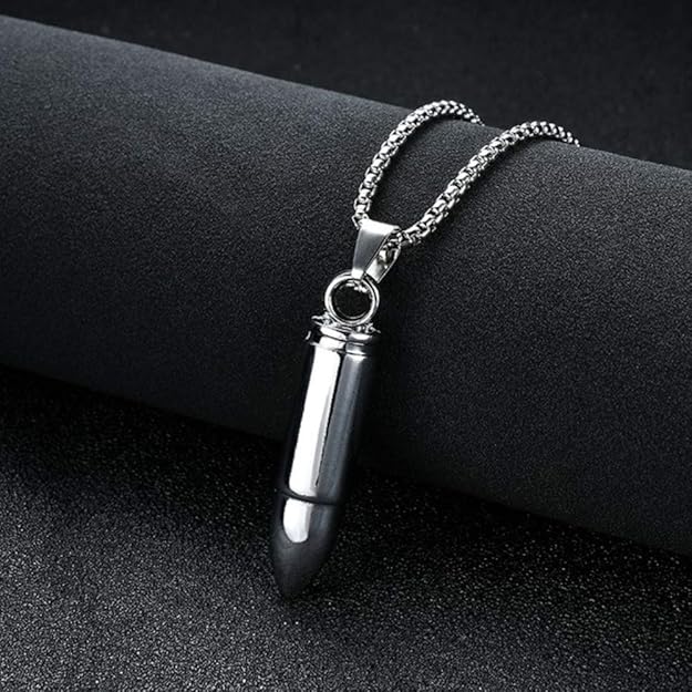 Stainless Steel Men'S Pendant Necklace, Punk Fashion Brave Man Spiked