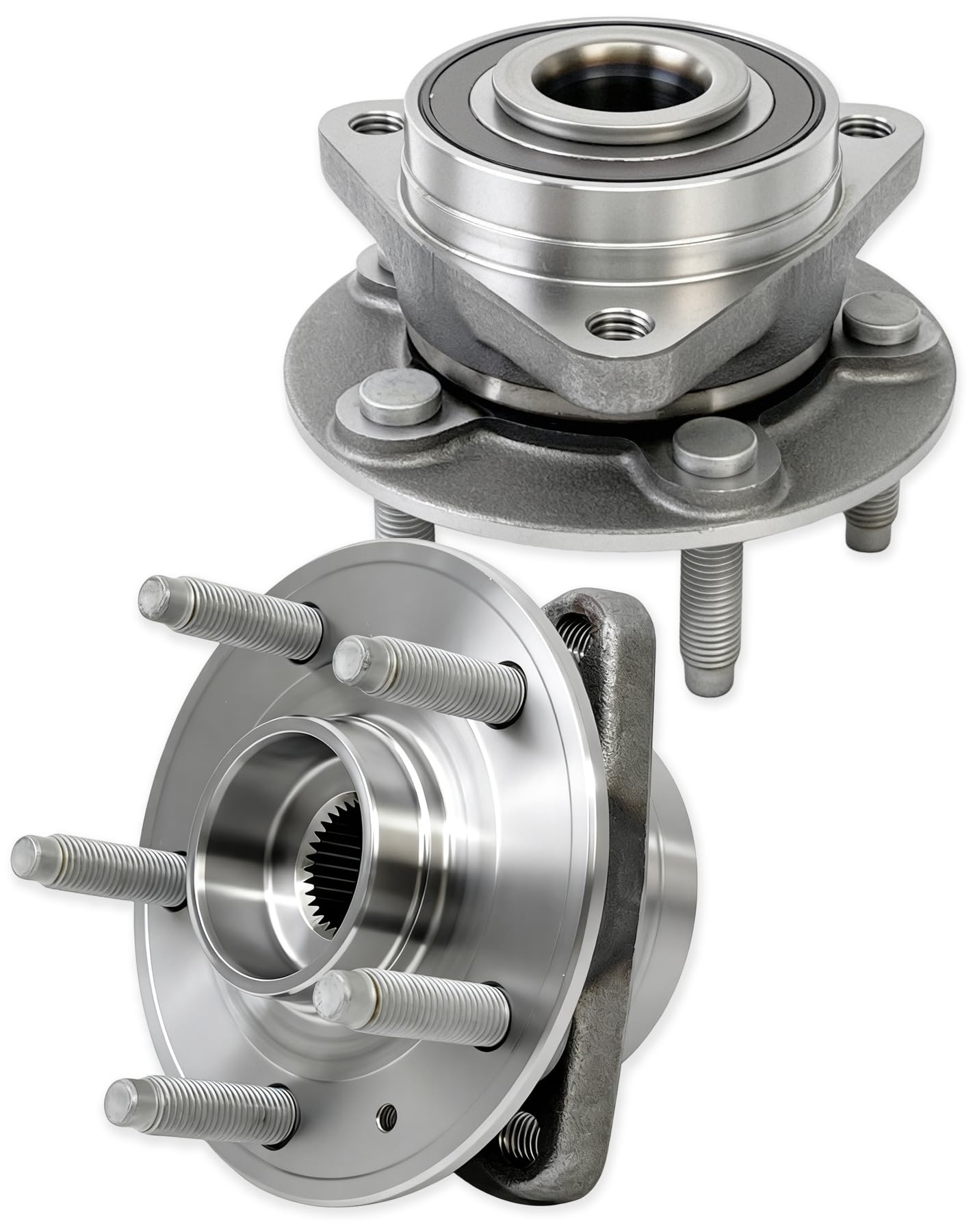 Photo 1 of 2 Pcs 513315 Front Wheel Bearing Hub Assembly Compatible with Chevrolet Cruze 2011 2012 2013 2014 2015, Cruze Limited 2016, 5 Lugs