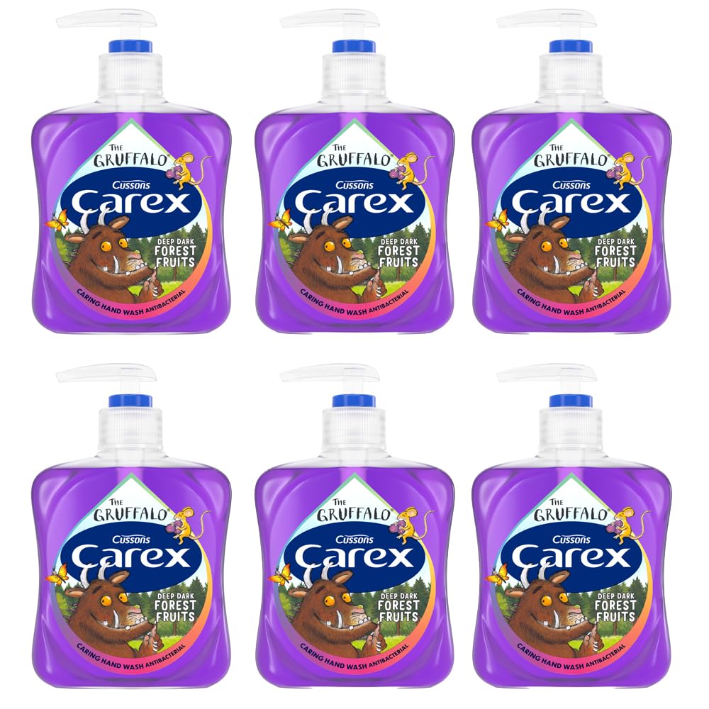 Carex Gruffalo Deep Dark Forest Fruits Antibacterial Hand Wash 6x250ml