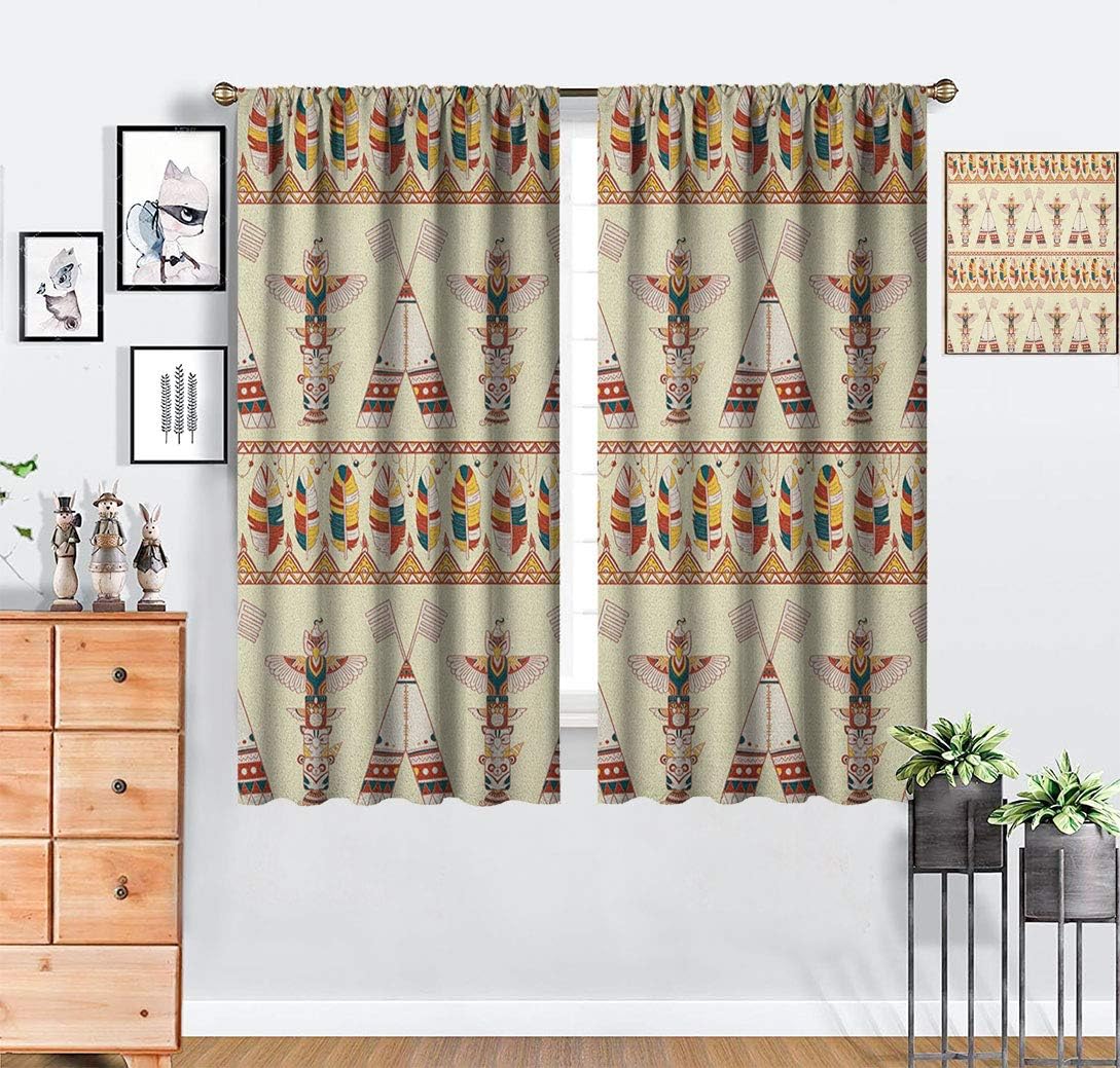 Amazon.com: Native American Blackout Curtains Native American