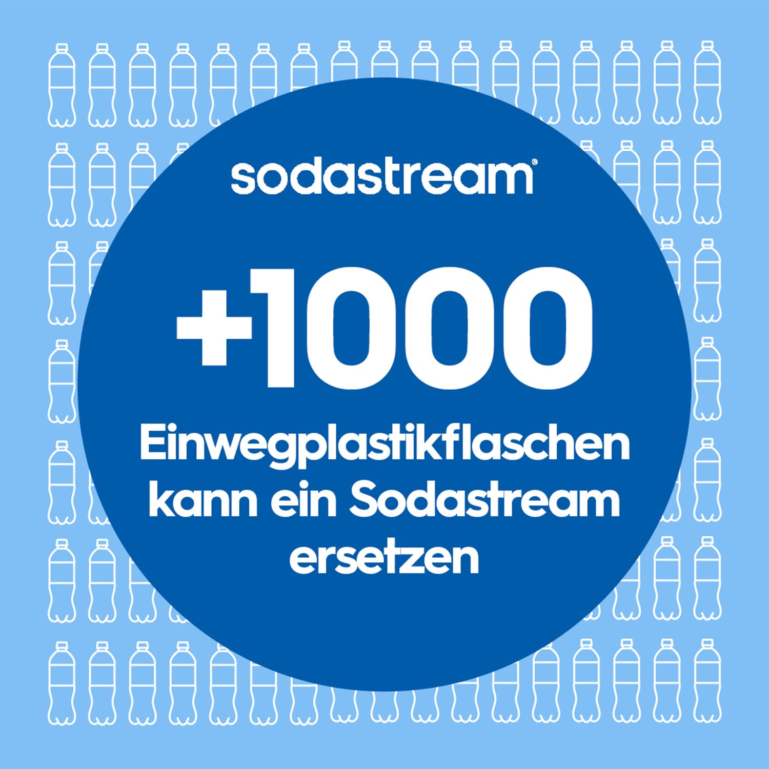 Sodastream ENSO Wassersprudler, Edelstahl Wassersprudler mit Quick Connect CO2-System, inkl. 1 CO2-Zylinder für bis zu 60L Sprudelwasser und 1 ENSO Sprudlerflasche, Sprudelwasser Maschine, Silber 5