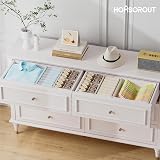 Homsorout Drawer Organisers 18 Pack Foldable Storage Boxes White Cubes Clothing view 3