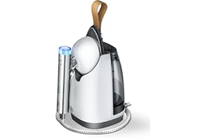 Sundu 1500W Professional Garment Steamer, 2-in-1 Vertical & Handheld for Wrinkles, 6 Steam Modes, 30-Second Heat Up, 800mL Tank, Auto Shut-Off, Portable & Standing Design, White