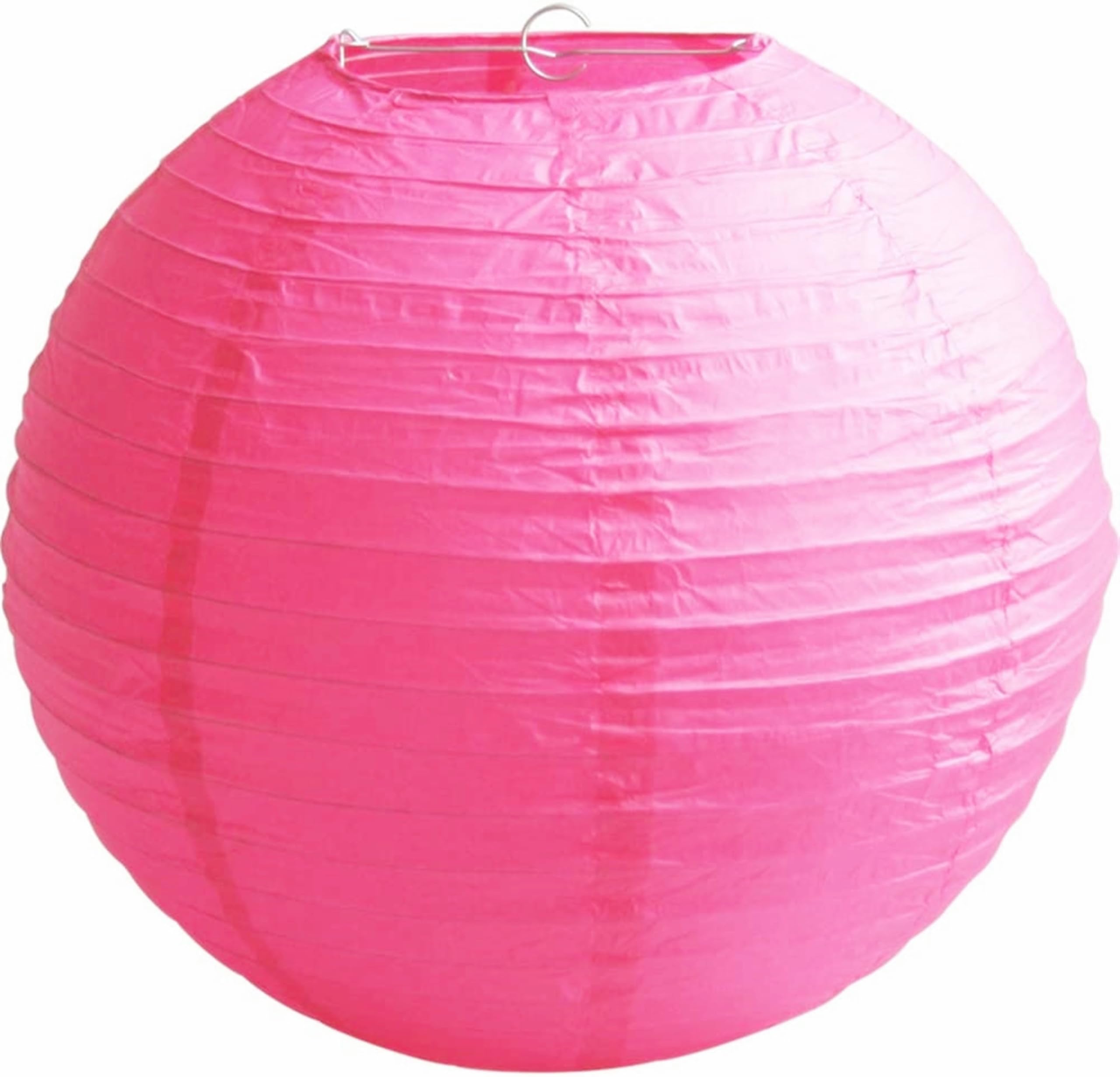 A Liittle Tree- Round Paper Lanterns Wedding Birthday Party Decorations (10 Inches /25 cm, Hot Pink)