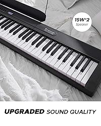 Starfavor 88 Key Piano Keyboard, Compact Bluetooth
