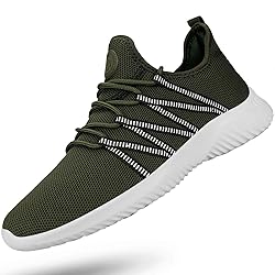 Feethit Mens Slip On Running Shoes Breathable