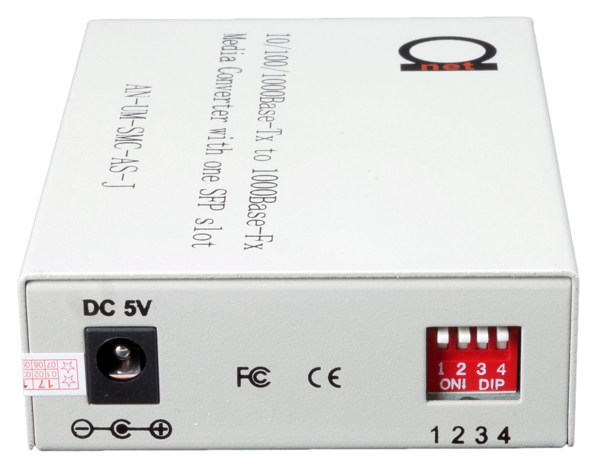 Single Mode LC Gigabit Fiber Media Converter Includes LC SFP 20 km (12.42 Miles) LC to UTP