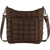 Large Crossbody Bags for Women Quilted Crossbody Bags Puffer Puffy Tote Shouler Handbag Puff Purse Bubble Bag for Women