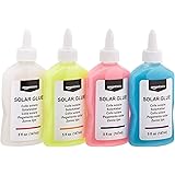 Amazon Basics Washable Color Changing Glue, Assorted Colors, 5-oz each, 4-Pack