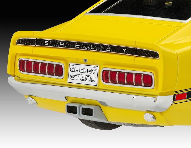 Modelismo I '70 Shelby Mustang GT500 I Kit de construcción I Escala 1:25 I 120 piezas I Juego de manualidades a partir de 12 años I Modelo detallado I Coche deportivo I Auténtica réplica