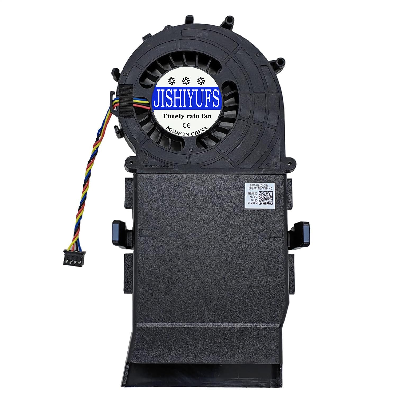 JISHIYUFS New CPU+GPU Cooling Fan for Dell Optiplex 3020M 3040M 3060M 5060M 7040M 7050M 7060M 7070M 9020M 7040M Mini 05JV3N 5JV3N CPU Revolution PVB070E05N-P02 DC5V 4.50w