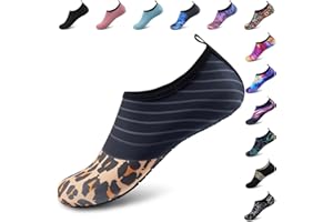 Deevike Water Shoes for Women Men Barefoot Quick-Dry Aqua Socks Slip-on for Beach Swim Surf Yoga Exercise