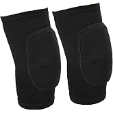 Anti Slip Sponge Anti Slip Sponge 1 Pair Tandem Volleyball Elbow Pads, Black Middle, Breathable Arm Protector for Sports &amp; Fitness, Comfortable Elastic Support for Men, Women, and Kids