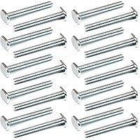 POWERTEC QTB1002 Tee Bolt 5/16-Inch-18, 2-1/2-Inch Long, 20-Pack