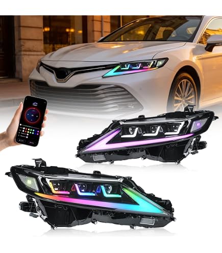 T T-ABC - Headlamp Compatible with Toyota Camry LE SE TRD XSE XLE