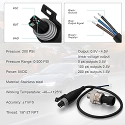 AULINK 200 PSI Pressure Transducer Sender Sensor
