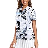 Viracy Womens Golf Shirt UPF50+ Sun Protection Short Sleeve 1/4 Zip Up Polo Workout Tops Fast Dry Fit Moisture Wicking