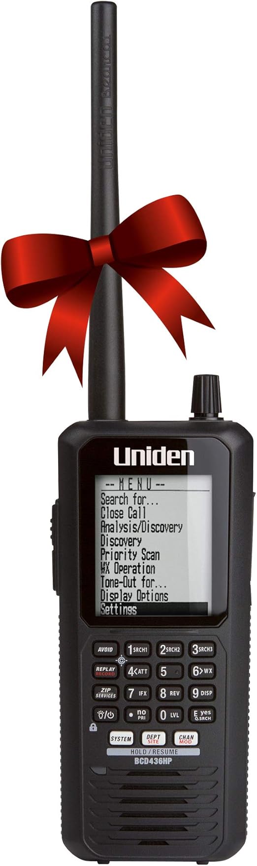 Uniden BCD436HP Handheld Digital Scanner with HPDB and Phase 2 UNIDEN