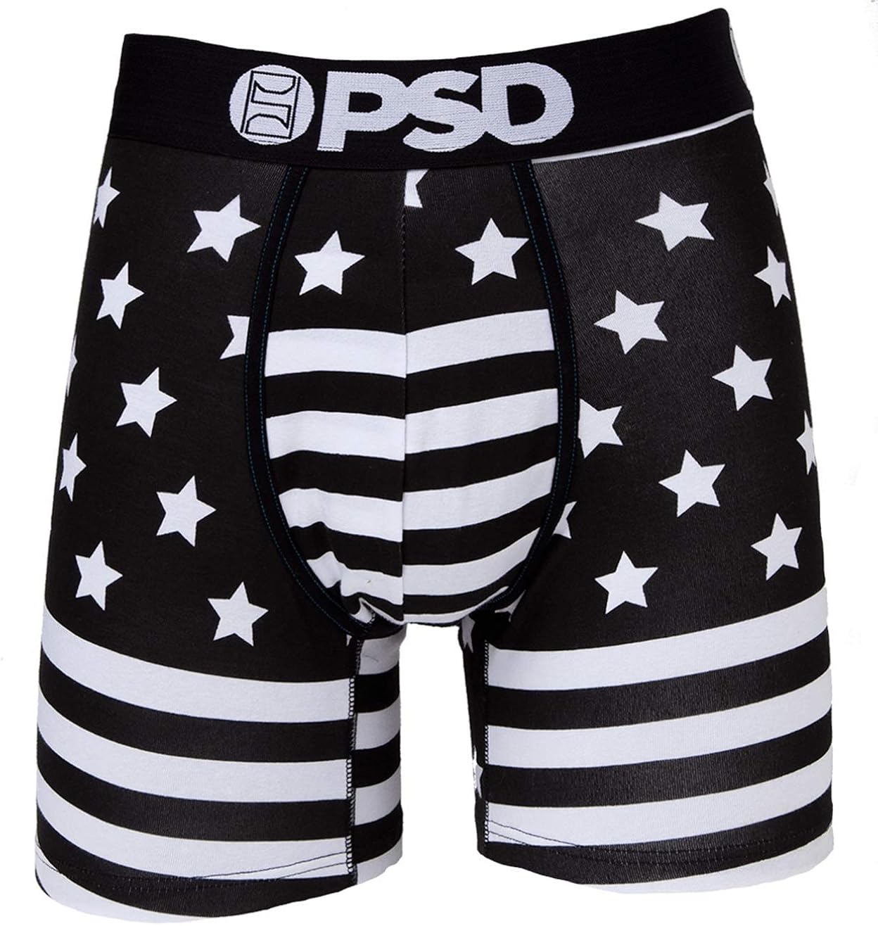 PSD Men's Boxer Black / White (Black Flag Dos),XXL Amazon.co.uk Clothing