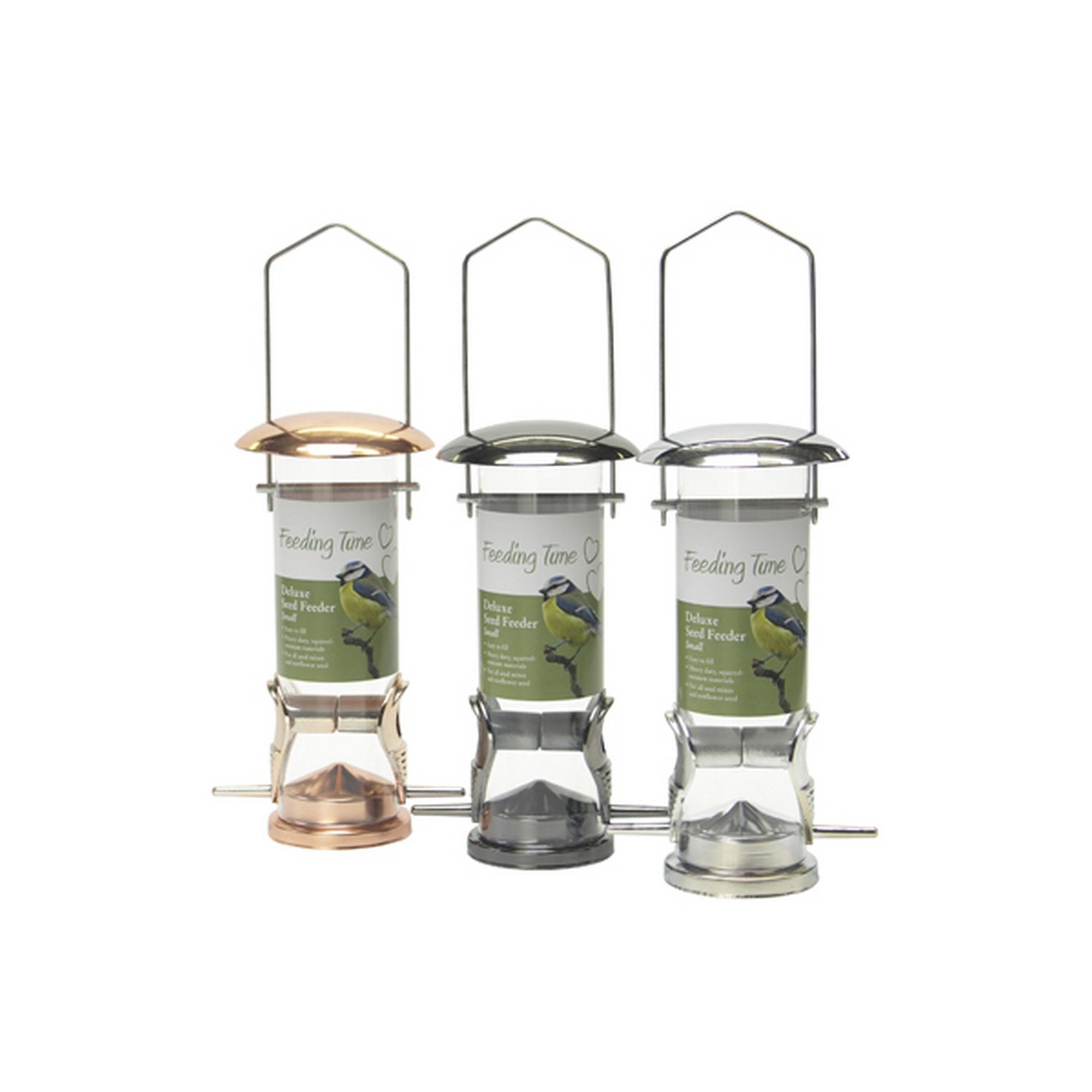 Rosewood Deluxe Feeding Time Bird Seed Feeder, Small, VIT-30648