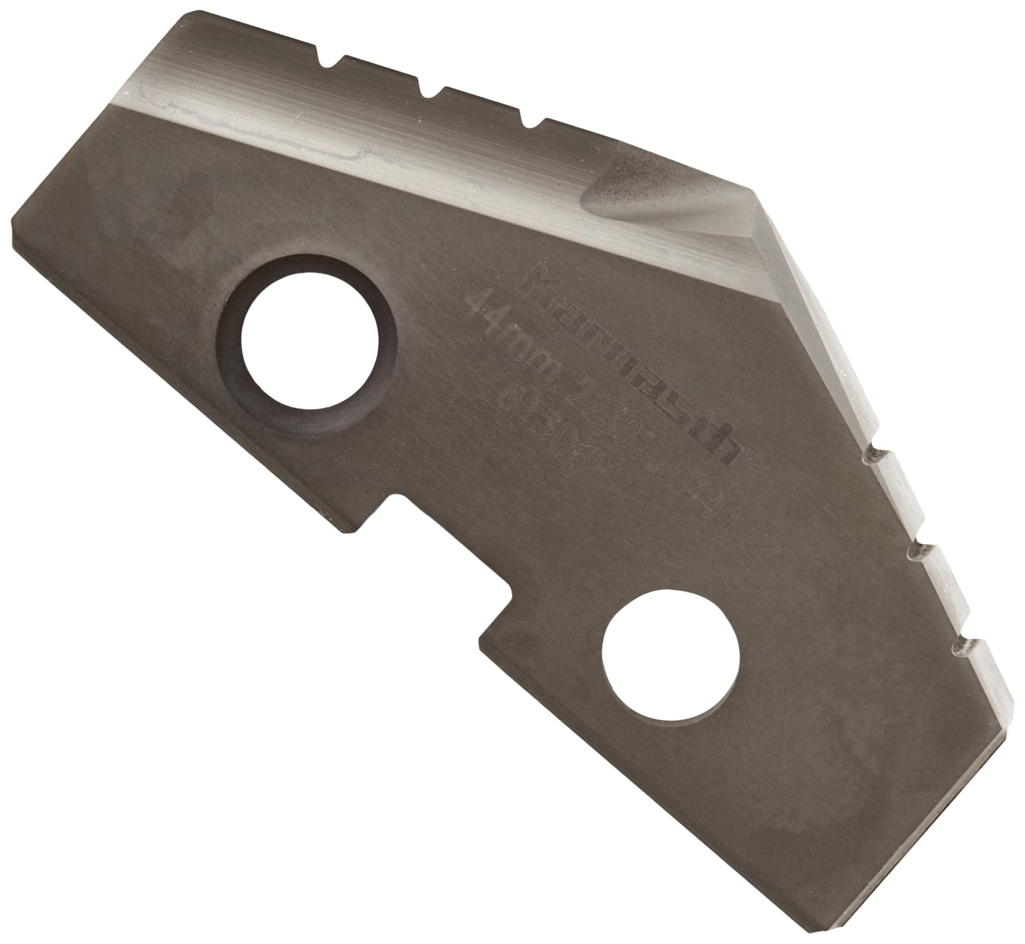 KARNASCH 2230100440 Trowel Drill Bit Plates for Alu, Brass, Copper, Powder Steel 25, 44.00 mm Diameter, 132 ° Point Angle