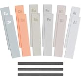15 PCS Metal Electrodes Set Zinc Electroplating Kit | Carbon Strips Tin Zinc Iron Nickel Copper Electrode Rods For Electrolysis Science Experiments