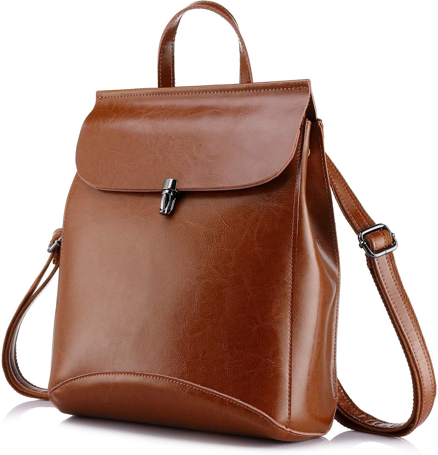 Hankery Echtes Leder Rucksäcke für Frauen, Umhängetasche Spring Fashion