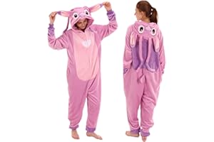 COSUSKET Snug Fit Unisex Adult Onesie Pajamas, Flannel Cosplay Animal One Piece Halloween Costume Sleepwear Homewear