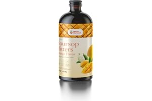 MIRA’S HARVEST Mira's Harvest Soursop Bitters Liquid Mango Flavor, Premium Grade For Immune Boost, with Irish Moss, Burdock Root, African Mango 16oz