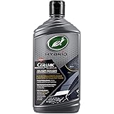 Turtle Wax 53448 Hybrid Solutions Ceramic Acrylic Black Polish and Wax Formulated for Black Car Paint, Removes Surface Scratc