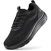 FitVille Men's Walking Shoes Wide Width, Comfortable Orthopedic Sneakers Lightweight Tennis Shoes Gym Workout Sneakers for Plantar Fasciitis - Cloud Wanderer V20