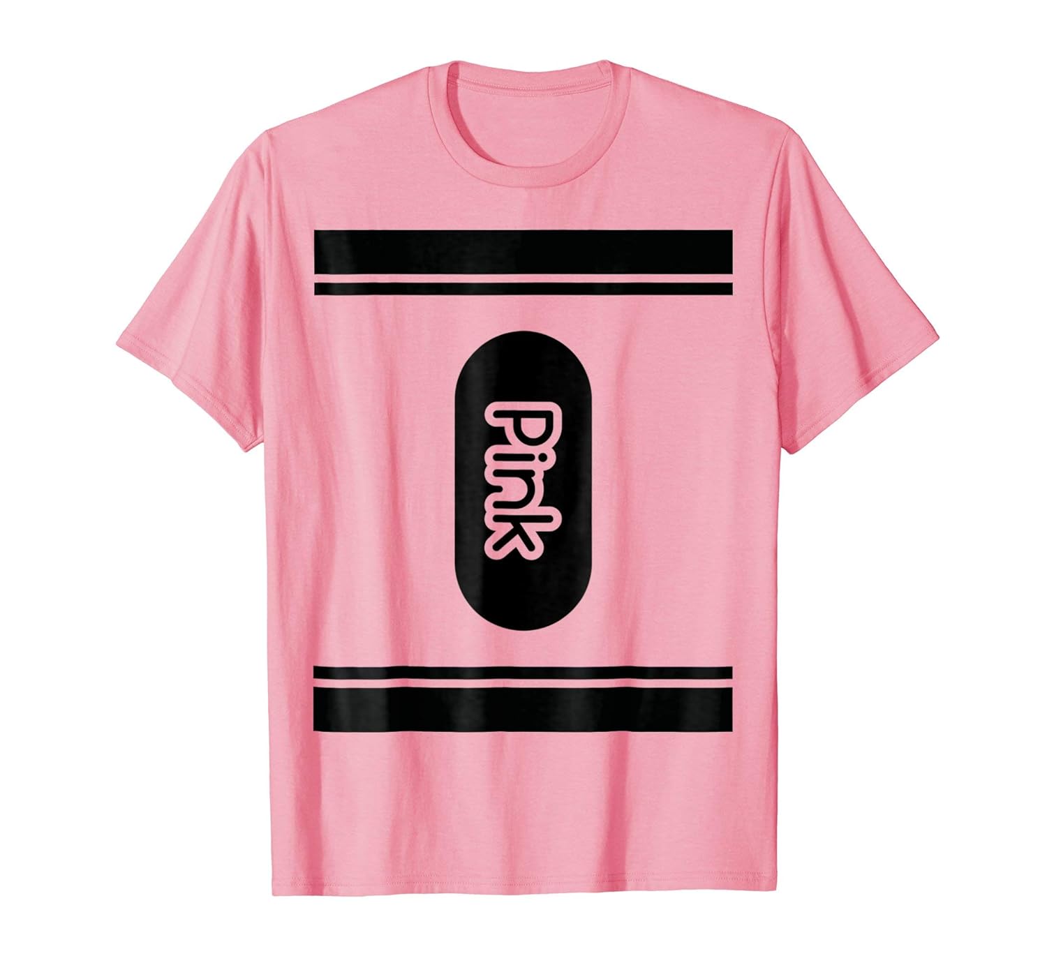 Pink Crayon Shirt halloween costume tee couple friend group-Rose