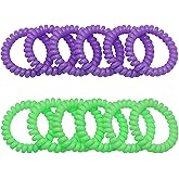 Sensory Stretchy Coil Bracelets for Kids Boys Girls, 12 Pack Toddler Bracelets Funny Speech and Communication Aid, Fidget Chew Toys for Kids with Autism/ADHD/SPD/Anxiety or Special Needs