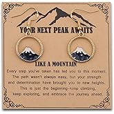 MAOFAED Snowy Mountain Charm Earring for Women, Nature Lover,Hiking Lover Gift, Outdoor Lovers Gifts (likeMountainEarring)