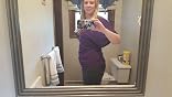 WT742 Women's Boat Neck Short Sleeve Dolman Top - Navy Drape Tunic For Casual Wear, XS Size
