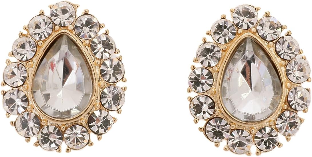 Amazon Co Jp プールヴー ピアス イヤリング アクセサリー 結婚式 二次会 レディース クリア フリーサイズ A147 服 ファッション小物