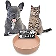 Should We Go? The Perfect Dish - Durable Dog Water Bowl - No Spill - Less Mess Non-Tippable Water & Food Bowl, Pure Silicone, Spill Proof with Suction Cup, Suitable for All Pets, Small-Blush