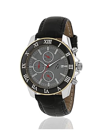 Invicta Mens 25834 Speedway Quartz Chronograph Silver Dial Watch Black/Gold