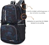 MAXTOP 50L Ultra Lightweight Packable Backpack Wet Pocket Foldable Rucksack view 8