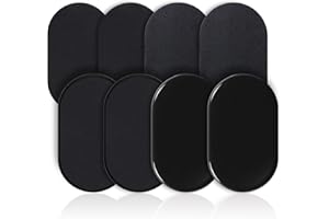 Furniture Sliders for Carpet, BOIVSHI Furniture Sliders for Hardwood Floors, Furniture Movers 8pcs-9-1/2, Easily Move for All Heavy Furniture, Floor Protectors for Carpet and Hardwood Floors (Black)