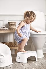 BabyBjorn Step Stool White/Grey Non-Slip Stable 1 Stool view 2