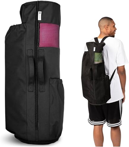 Hensych Yoga Mat Bag, Yoga Mat Holder With Bag, Multi-Function