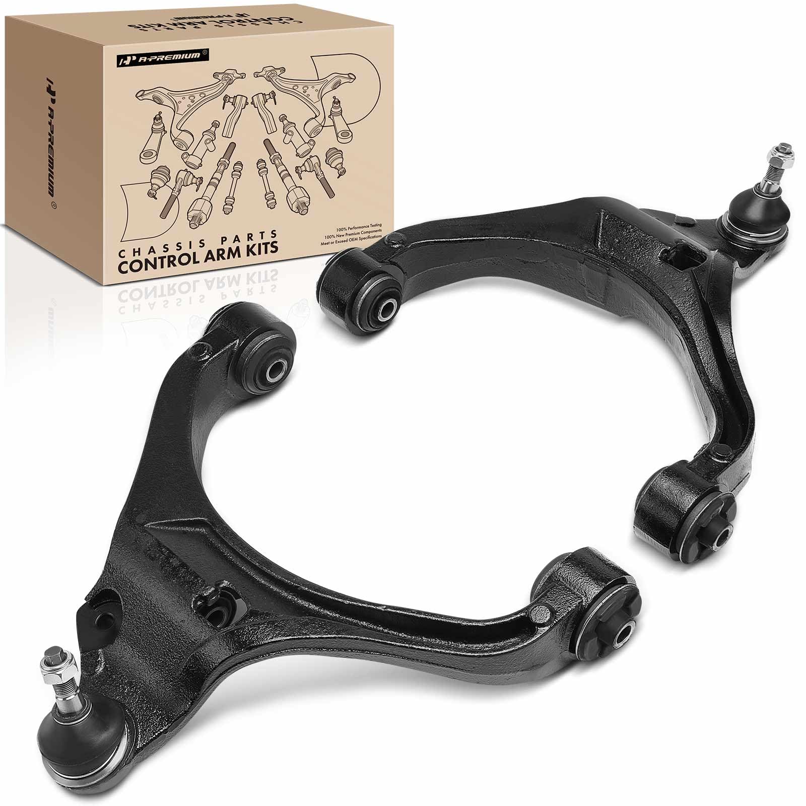 Photo 1 of A-Premium 2 x Front Lower Control Arm, with Ball Joint & Bushing, Compatible with Dodge Dakota 2005-2010 & Mitsubishi Raider 2006-2009 & Ram Dakota 2011
